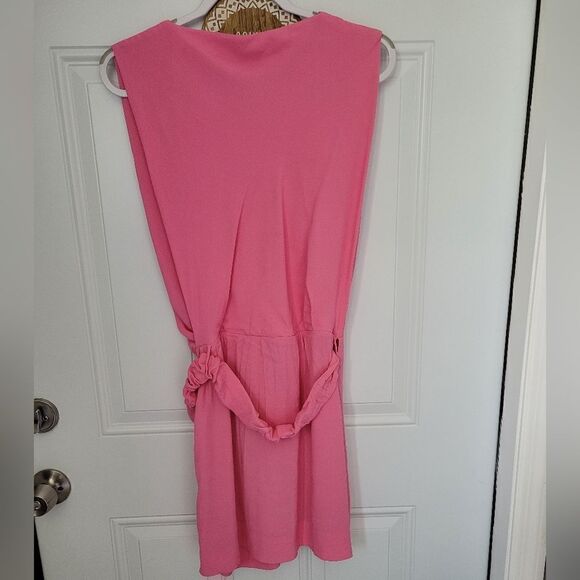 Diane Von Furstenberg🩷 Pink v-neck dress size 6 - Picture 9 of 12